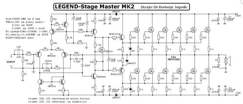 基于MOSFET構(gòu)建的500W RMS功率放大器集成電路設(shè)計(jì)
